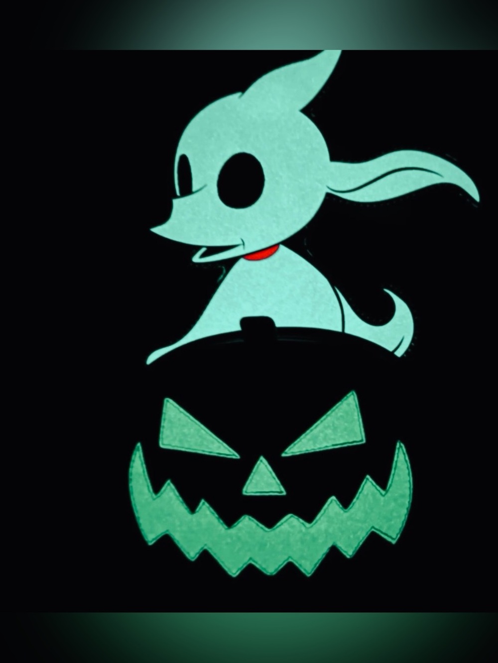 LOUNGEFLY Nightmare Before Christmas Zero Pumpkin Backpack - Picture 2 of 5
